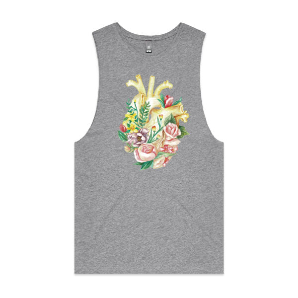 The Heart & Flow of Motherhood - Unisex Barnard Tank Thumbnail